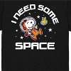 Men's - Peanuts - Snoopy Space Beagle Astronaunt Short Sleeve Graphic T-Shirt - 2 of 4