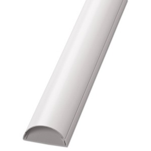 D-LINE Decorative Desk Cord Cover 60" x 2" x 1" Cover White R5FT5025W - 1 of 4