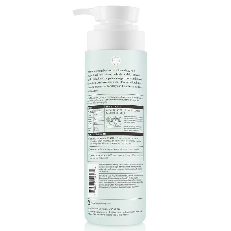 Naturium The Perfector Salicylic Acid Skin Smoothing Body Wash - 16.9 fl oz, 5 of 17
