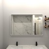 60 X 36 Rectangular Framed Dimmable Anti-Fod LED Wall Bathroom Vanity Mirror Lighted Mirror - 3 of 4