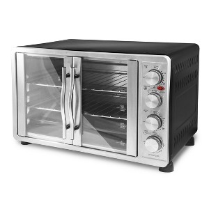 Elite Cuisine 45L French Door Convection Oven - Black - 1 of 4