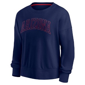 NCAA Arizona Wildcats Women's Crew Shirt - 1 of 3
