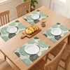 REGALWOVEN Plastic Placemats Set of 6 Placemats for Dining Table Decor Indoor Outdoor Washable Kitchen Table Mat Wipe Clean - 3 of 4