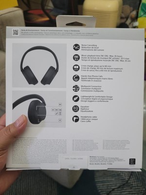 Sony Whch720n Bluetooth Wireless Noise-canceling Headphones - Black : Target