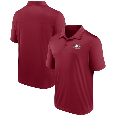 Nfl San Francisco 49ers Men's Shoestring Catch Polo T-shirt - S