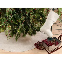 Saro Lifestyle Solid Color Toscana Christmas Stocking