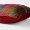 Tartan Holiday Plaid Pillow - 24x24 - Threshold™ designed with Studio McGee - 4 of 4
