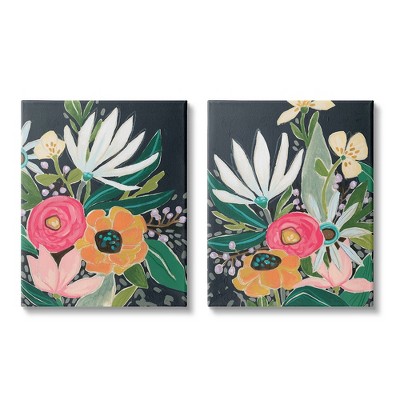 Stupell Industries Abstract Tropical Florals Whimsical Flower Petals