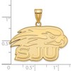 Black Bow Jewelry 10k Yellow Gold St Joseph's Hawks NCAA Large Pendant - 2 of 3