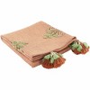 Livabliss Amie 50"W x 60"L Bohemian/Global Khaki Throw Blankets - 2 of 3