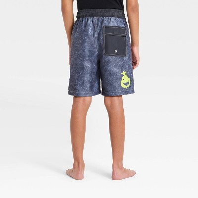 Nintendo Boys' Nintendo Super Mario Brothers Swim Shorts - Purple/Black S — фото 2