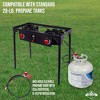 Hike Crew Double-Burner 150,000 BTU Gas Camping Stove, Portable Stove w/Auto Ignition & More! - 4 of 4