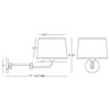 Robert Abbey Lighting Koleman - Light Swing Arm Lamp in  Aged Brass - 2 of 3