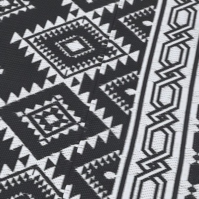 black and white