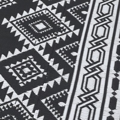 black and white