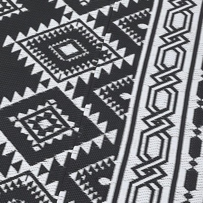 black and white