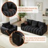 Teddy Fabric 1+3+3 Sofa Set with Cushions & Pillows - 4 of 4