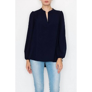 Women's Everyday Long Sleeve Blouse - Stylive - 1 of 2