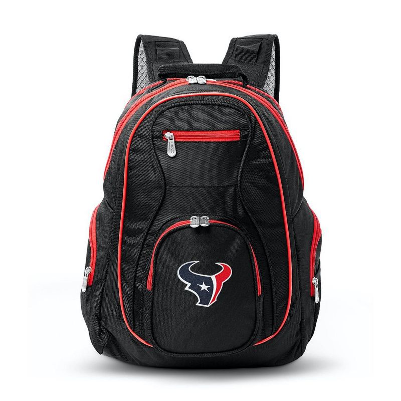 NFL Houston Texans Colored Trim 19&#34; Laptop Backpack, 1 of 2