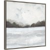 Amanti Art Snowy Field IV Neutral by Cheryl Warrick Canvas Wall Art Print Framed 22 x 22-in. - 2 of 4