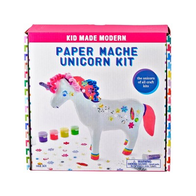 Kid Made Modern Paint Your Own Paper Mache Unicorn Kit