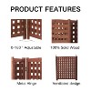 Whisen 3-Panel AC Fence Screen - 3 of 4