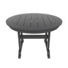 WestinTrends 5 Piece Outdoor Patio Dining Round Table and Shell Back Armchair Set - 4 of 4