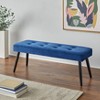 Ellis Velvet Dining Bench - Buylateral - image 2 of 4