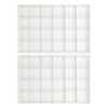 Unique Bargains Stackable PU Leather White Jewelry Organizer Trays with Removable Dividers Set of 2 - 2 of 4