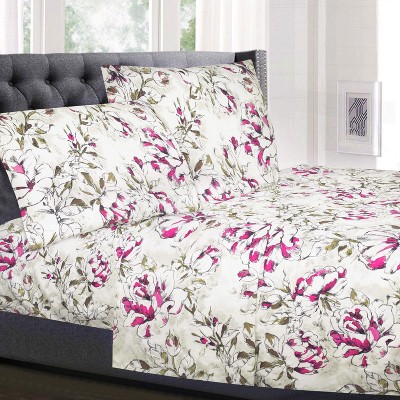Sweet Home Collection | Bed 4-piece Sheets Set - Soft 1800 Supreme