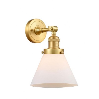 Cone - 1 Light Wall Sconce In Industrial Style-10.5 Inches Tall and 8 Inches Wide