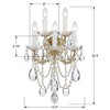 Crystorama Lighting Maria Theresa 5 - Light Sconce in  Gold - 2 of 2