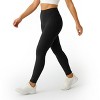 3-Pack High Waisted Women Legging Super Soft, Body Contour, Moister Wicking Bottom Wear with Side Pockets for Running & Workout  (Large , Black) - 3 of 4