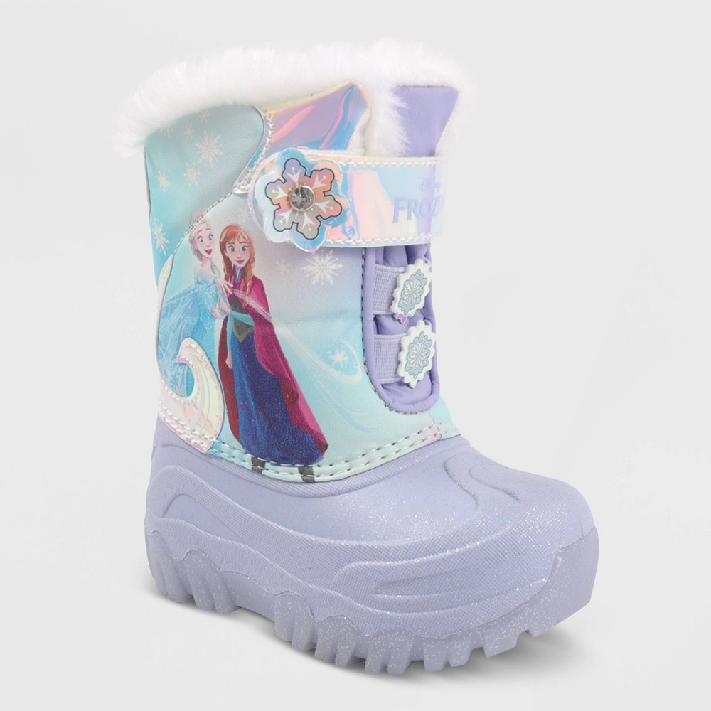 Toddler Girls' Frozen Winter Boots - 9, MultiColored