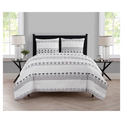 White Azteca Printed Comforter Set - VCNY® - image 1 of 4