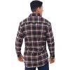 ADR Mens Flannel Shirt, Long Sleeve Cotton Top - 2 of 3