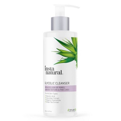 InstaNatural Glycolic Acid Face Wash – 6.7 fl oz