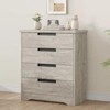 Jojoka 4 Drawer Dresser for Bedroom,Chest of Drawers with Embedded Handles Design for Living Room - 2 of 4
