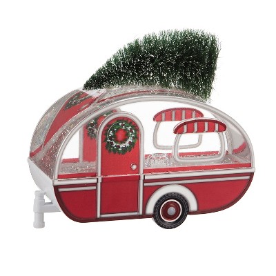 Cypress Home Led Spinning Water Camper With Artifical Tree