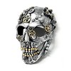 KBW Steampunk Silver Skull Adult Costume Mask - 4 of 4