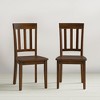 Jofran,Simplicity Solid Wood Classic Slat Back Dining Chair (Set of 2) - 3 of 4