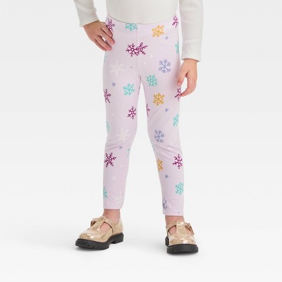 Toddler Girls' Dot Leggings - Cat & Jack™ Black : Target