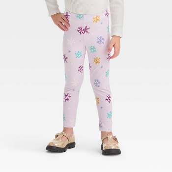 Toddler Girls' Snowflake Pants - Cat & Jack™ Lavender