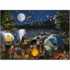 QUOKKA 1000 Pieces Jigsaw Puzzle for Adults - Campfire | Lighthouse | Funny Animals | Bazaar - 1 of 4