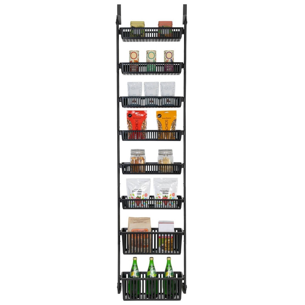 Photos - Other for Dogs Smart Design 8-Tier Over The Door Hanging Pantry Organizer with 6 full Bas
