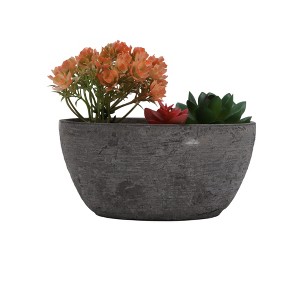 Unique Bargains Artificial Plants Plastic Blue Green 5.91"x1.18"x5.91" 1Pcs - 1 of 4