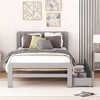 ALEXOUN Modern Design Wood Twin Bed Frame, Kids Twin Platform Bed,No Box Spring Needed,for Apartments,Bedrooms, - 4 of 4