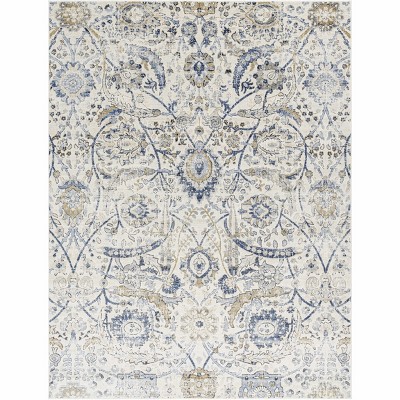Hauteloom Georgiana Blue & Beige Oushak Rug