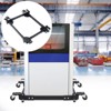 VEVOR Mobile Base, 1500 lbs Capacity, Adjustable from 20" x 24.5" to 28" x 33.5", Heavy Duty Universal Mobile Base Stand with 4 Swivel Wheels, Black - 2 of 4