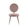 Meridian Furniture,Brandy Velvet Dining Chair, Set of 2 - 3 of 4